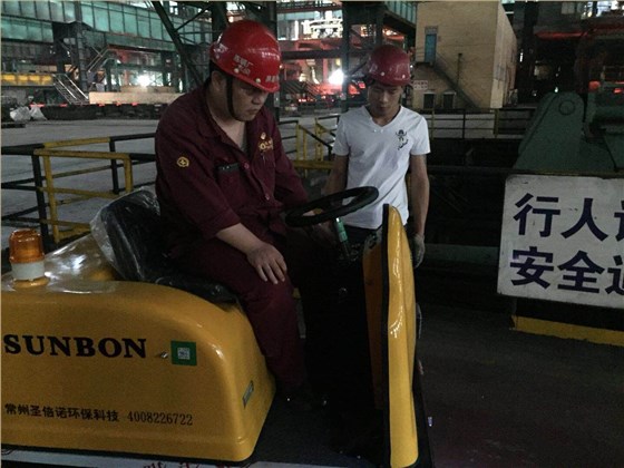 車間電動掃地車合作案例-江蘇沙鋼集團 車間電動掃地車合作案例-江蘇沙鋼集團
