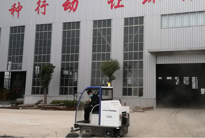 駕駛式電動掃地車能使用在自來水公司？